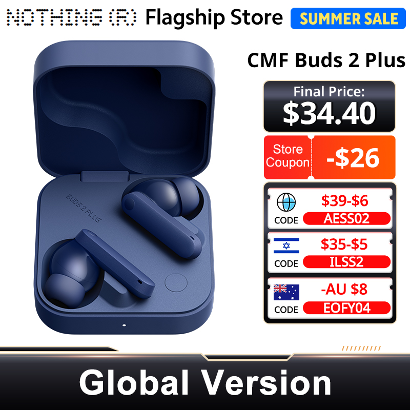 Earbuds Anc Wireless - 낫띵 CMF 버즈 2 플러스 글로벌