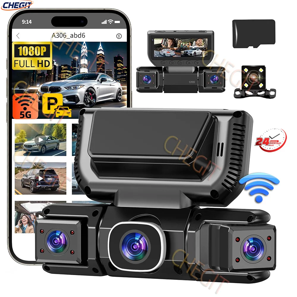 Panoramic Dash Cam 360 - 360도 4채널 전방 좌측 우측 후방