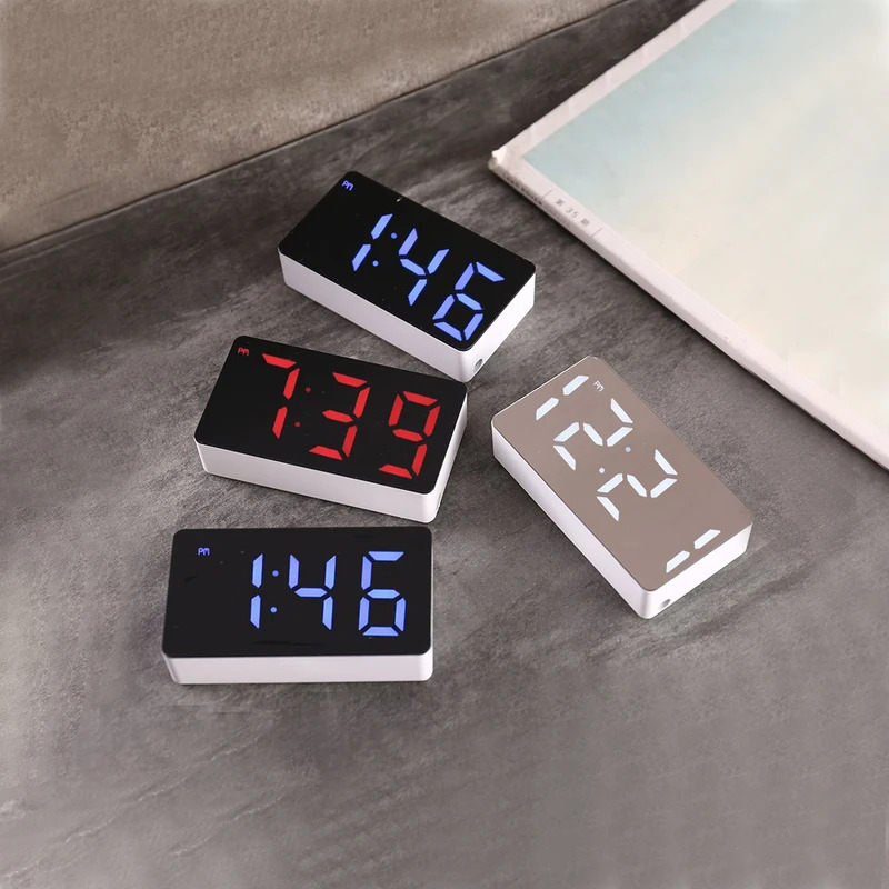 LED 전자 시계 거울 알람 시계 - 가정용품 스마트  - Electronics Gadgets Wholesale 리뷰 및 가격