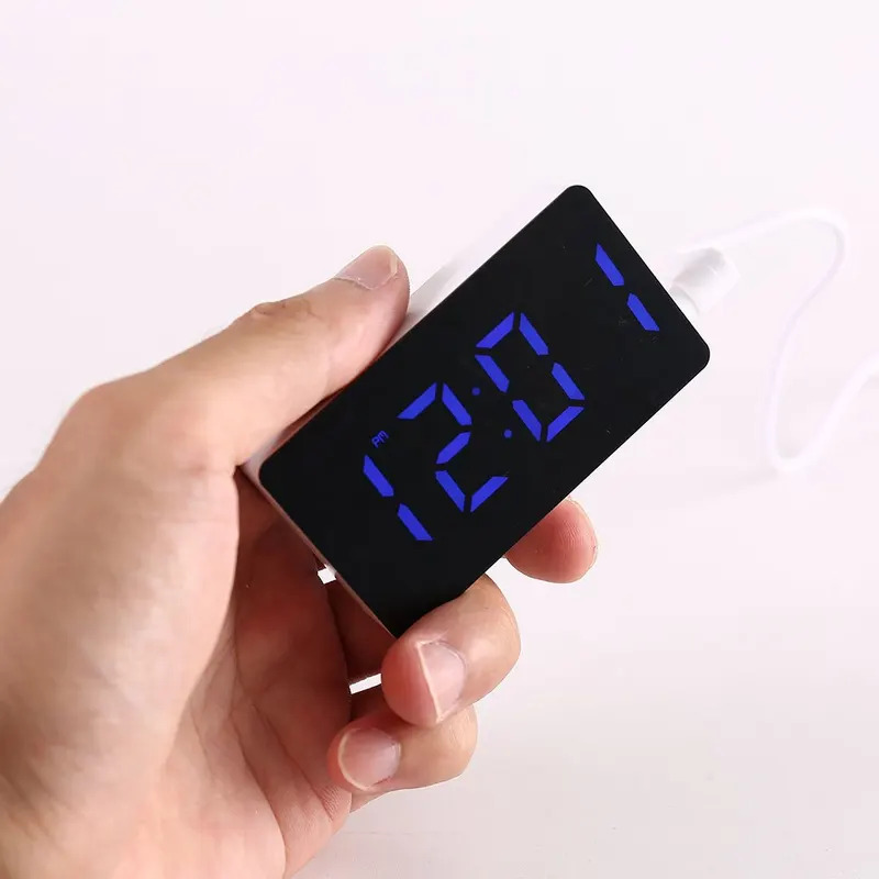 LED 전자 시계 거울 알람 시계 - 가정용품 스마트  - Electronics Gadgets Wholesale 리뷰 및 가격