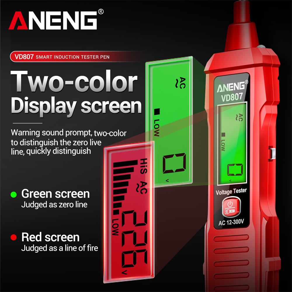 ANENG VD807 스마트 전기 펜 테스터 NCV 센 - Smart Pen Digital 리뷰 및 가격