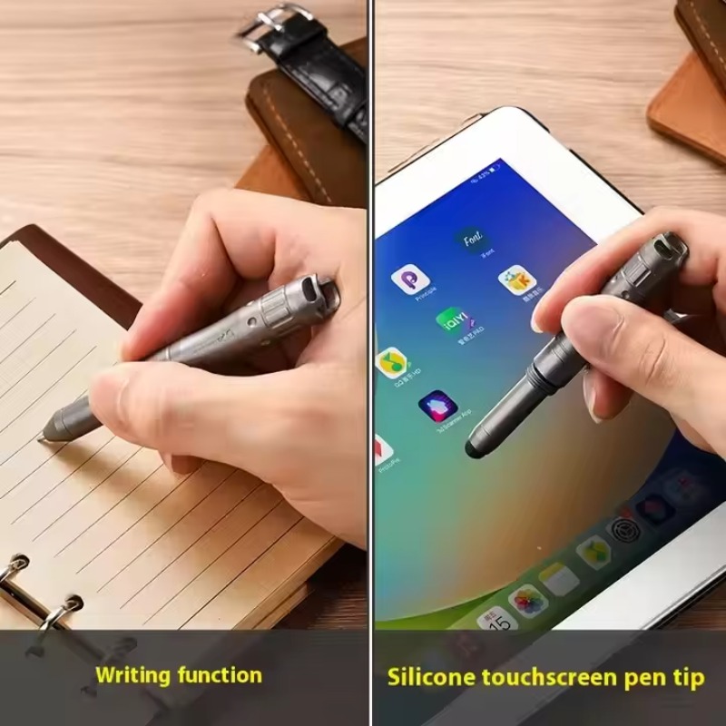 티타늄 합금 EDC 펜, 비상용 호루라기, 실리콘 스타 - Smart Pen Digital 리뷰 및 가격