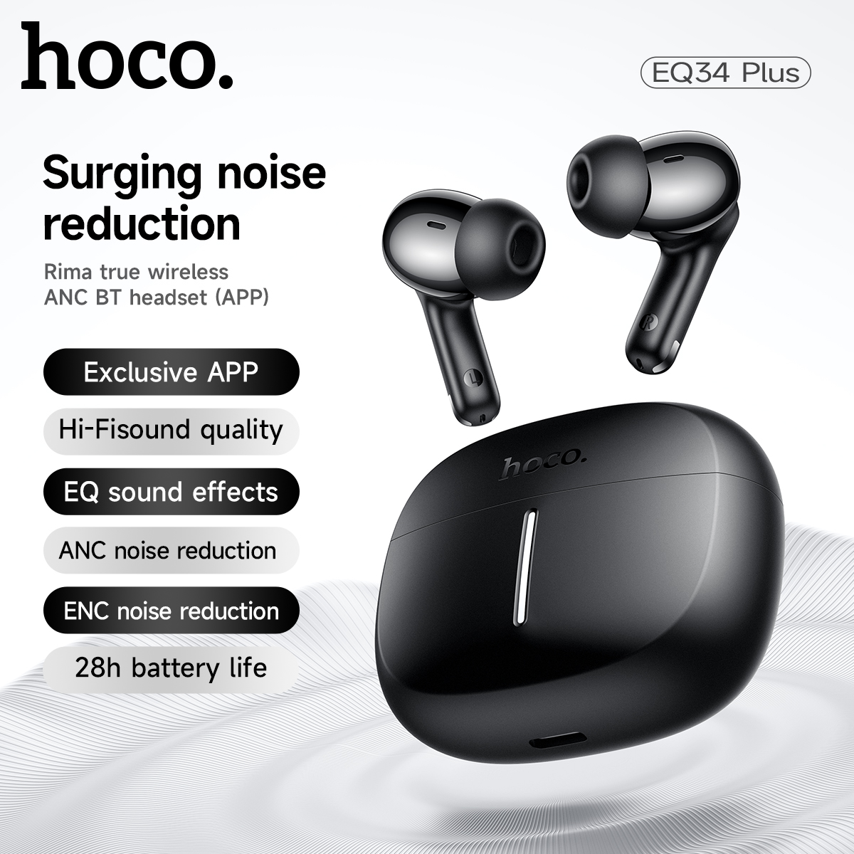 HOCO ANC 능동 소음 감소 무선 블루투스 5.4  - Earbuds Anc Wireless 리뷰 및 가격