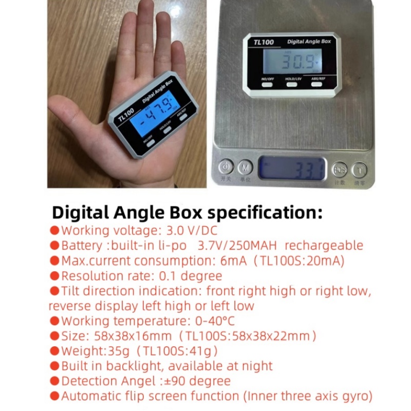수평 각도 측정기 각도기 피치 게이지 레이저 디지털 각 - Gadgets For Electronics 리뷰 및 가격