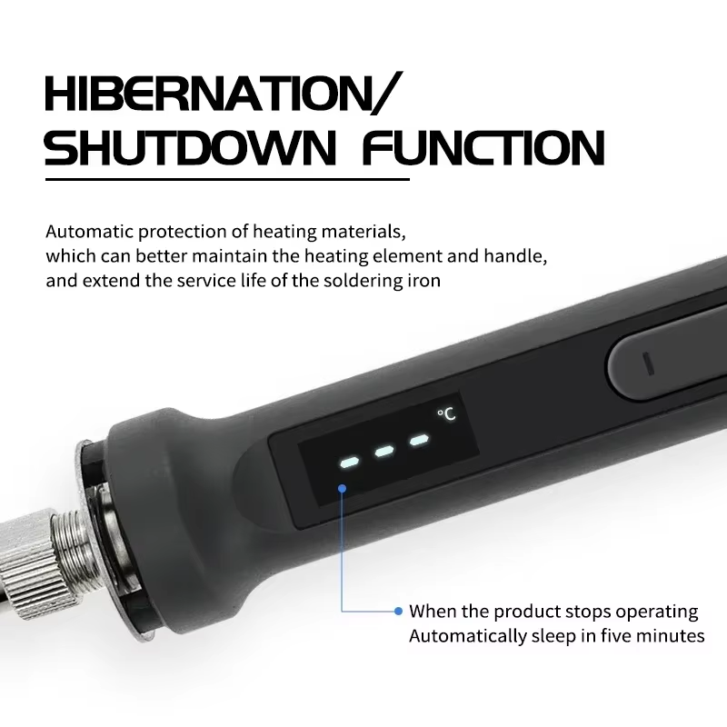 100W 디지털 납땜 인두 키트 오토바이 수리 및 전자 - Gadgets For Electronics 리뷰 및 가격